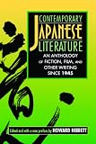 Hibbett, Howard: Contemporary Japanese Literature Hibbett, Howard: Contemporary Japanese Literature