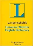 Langenscheidt Staff: Langenscheidt's Universal Webster English Dictionary Langenscheidt Staff: Langenscheidt's Universal Webster English Dictionary