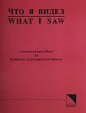 Zhitkov, Boris: What I Saw Zhitkov, Boris: What I Saw