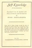 Nikhilananda: Self-Knowledge: Sankara's "Atmabodha".