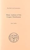 Minor Authors of the Corpus Tibullianum (0929524748) by Yardley, John Yardley, John: Minor Authors of the Corpus Tibullianum