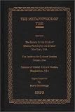 Tusi, N.: Metaphysics of Tusi