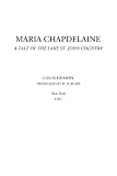 Hemon, Louis: Maria Chapdelaine