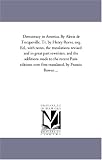 De Tocqueville, Alexis: Democracy in America