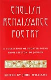 Williams, John: English Renaissance Poetry Williams, John: English Renaissance Poetry