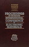 Chang, R.P.H.: Proceedings of the Second International Conference on Electronic Materials, September 17-19, 1990 Newark, New Jersey, U.S.A. Chang, R.P.H.: Proceedings of the Second International Conference on Electronic Materials, September 17-19, 1990 Newark, New Jersey, U.S.A.