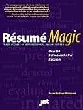 Whitcomb, Susan Britton: Resume Magic: Trade Secrets of a Professional Resume Writer Whitcomb, Susan Britton: Resume Magic: Trade Secrets of a Professional Resume Writer