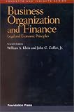 Coffee, John C.: Business Organization and Finance: Legal and Economic Principles Coffee, John C.: Business Organization and Finance: Legal and Economic Principles