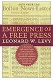 Levy, Leonard Williams: Emergence of a Free Press