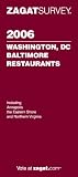 Zagat Survey: ZagatSurvey 2006 Washington, D.c., Baltimore Restaurants Zagat Survey: ZagatSurvey 2006 Washington, D.c., Baltimore Restaurants