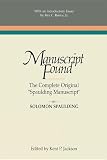 Jackson, Kent P.: Manuscript Found