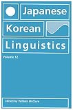 McClure, William: Japanese/Korean Linguistics McClure, William: Japanese/Korean Linguistics