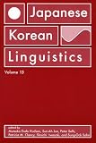 Peter Sells: Japanese/korean Linguistics