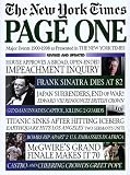 New York Times Staff: Page One: The New York Times Major Events 1900-1998
