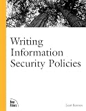 Barman, Scott: Writing Information Security Policies Barman, Scott: Writing Information Security Policies