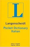 Langenscheidt Staff: Langenscheidt's Pocket Dictionary Italian Langenscheidt Staff: Langenscheidt's Pocket Dictionary Italian