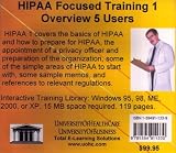 Farb, Daniel: Hipaa Focused Training 1 Overview, 5 Users Farb, Daniel: Hipaa Focused Training 1 Overview, 5 Users