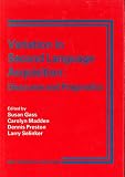 Gass, Susan M.: Variation in Second Language Acquisition : Discourse and Pragmatics