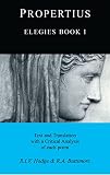 Hodge, R. I. V.: Propertius: Elegies Hodge, R. I. V.: Propertius: Elegies