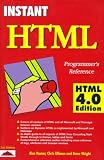 Homer, Alex: Instant HTML Programmer's Reference Homer, Alex: Instant HTML Programmer's Reference