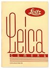 Leica Camera Catalogue for 1931