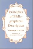 Bowers, Fredson: Principles of Bibliographical Description