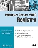 Kokoreva, Olga: Windows Server 2003 Registry