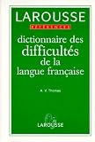 Larousse: Larousse Dictionnaire Des Difficultes De LA Langue Francaise