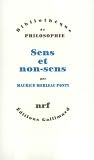 Merleau-Ponty, Maurice: Sens Et Non-Sens Merleau-Ponty, Maurice: Sens Et Non-Sens