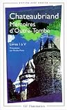 Chateaubriand, Francois-Rene: Memoires D'outre-Tombe