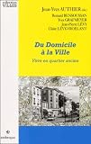 Authier, Jean-Yves: Du Domicile a La Ville: Vivre En Quartier Ancien