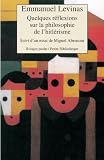 Levinas, Emmanuel: Quelques Reflexions Sur La Philosophie De L'hitlerisme Levinas, Emmanuel: Quelques Reflexions Sur La Philosophie De L'hitlerisme