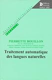 Bouillon, Pierrette: Traitement Automatique Des Langues Naturelles