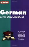 Saunders, Joy: Berlitz German Vocabulary Handbook