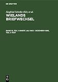 Wieland: Wielands Briefwechsel : Briefe Juli 1802-Dezember 1805 Texte