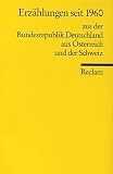 Vormweg, Heinrich: Erzahlungen Seit 1960 Vormweg, Heinrich: Erzahlungen Seit 1960