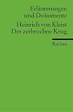 Heinrich Von Kleist: Der Zerbrochne Krug (3150081238) by Sembdner, Helmut Sembdner, Helmut: Heinrich Von Kleist: Der Zerbrochne Krug