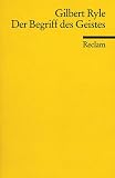 Gilbert Ryle: Der Begriff des Geistes. Reclams Universal-Bibliothek: Band 8331
