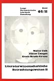 Konstantinovic, Zoran: Literaturwissenschaftliche Betrachtungsweisen Konstantinovic, Zoran: Literaturwissenschaftliche Betrachtungsweisen