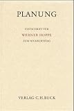 Erbguth, Wilfried: Planung: Festschrift Fur Werner Hoppe Zum 70. Geburtstag
