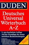 DUDEN Editors: Deutsches Universalwoerterbuch A-Z