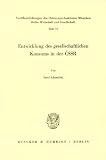 Josef Adamicek: Entwicklung Des Gesellschaftlichen Konsums in Der CSSR