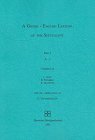 Lust, Eynikel E.: A Greek-English Lexicon of the Septuagint