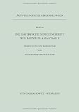 Fischer-Elfert, Hans-Werner: Die Satirische Streitschrift Des Papyrus Anastasi I: Ubersetzung Und Kommentar Fischer-Elfert, Hans-Werner: Die Satirische Streitschrift Des Papyrus Anastasi I: Ubersetzung Und Kommentar