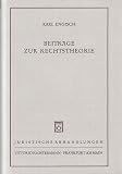 Bockelmann, Paul: Beitrage Zur Rechtstheorie Bockelmann, Paul: Beitrage Zur Rechtstheorie