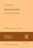 King, James Cecil: Martianus Capella, De Nuptiis Philologiae Et Mercurii
