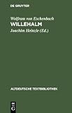 Wolfram: Willehalm: Nach Der Handschrift 857 Der Stiftsbibliothek St. Gallen Wolfram: Willehalm: Nach Der Handschrift 857 Der Stiftsbibliothek St. Gallen