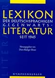 Wiesner, Herbert: Lexikon Der Deutschsprachigen Gegenwartsliteratur Seit 1945