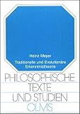 Meyer, Heinz: Traditionelle Und Evolutionare Erkenntnistheorie