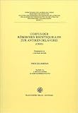 Sollner, Alfred: Corpus Der Romischen Rechtsquellen Zur Antiken Sklaverei (CRRS)